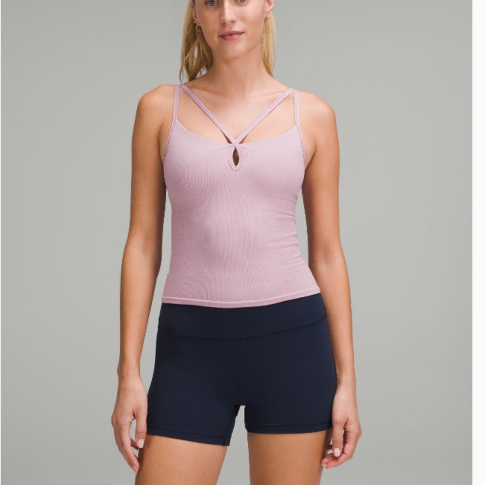 Lululemon Athletica Light Pink Strappy Tank Top